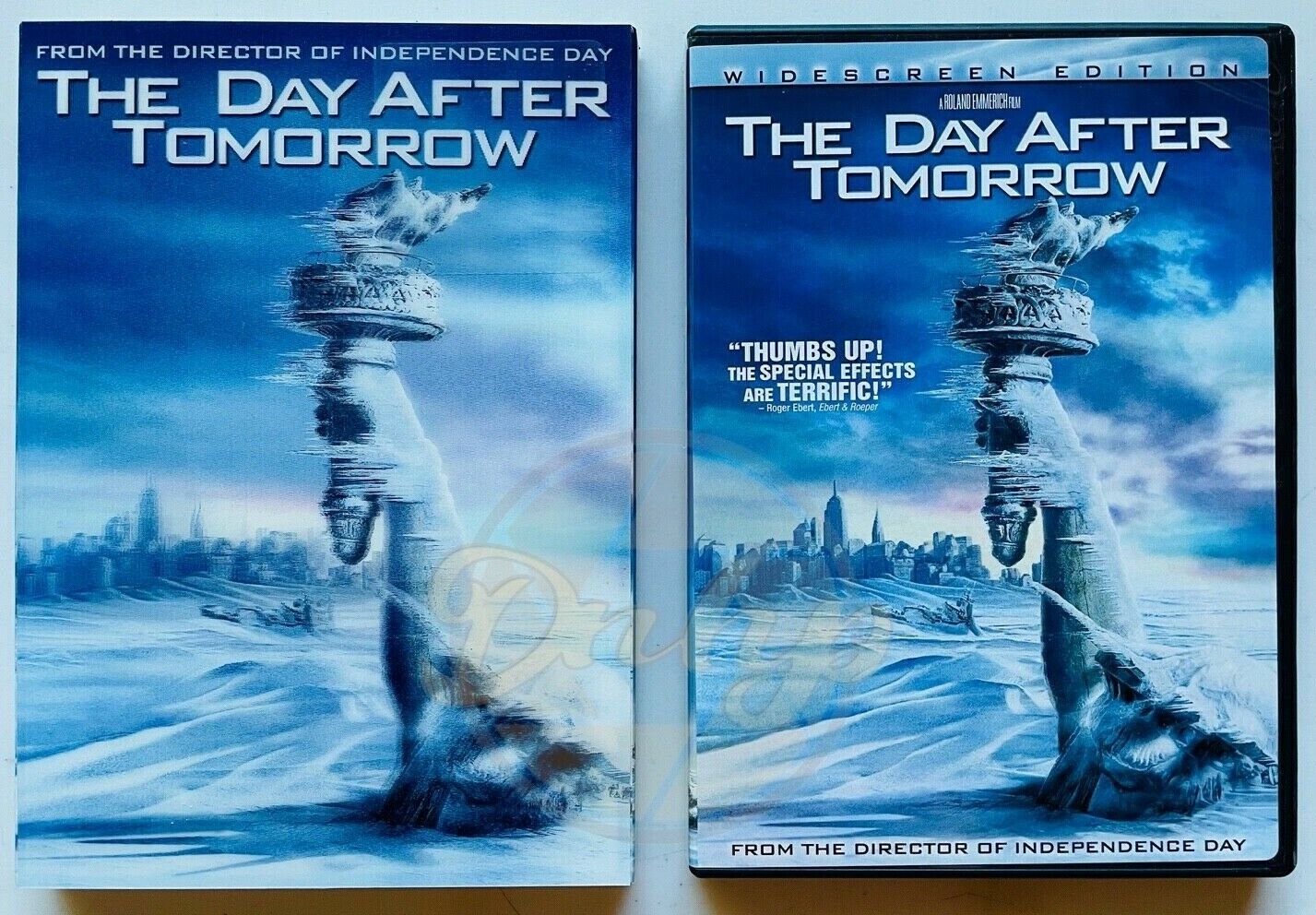 THE DAY AFTER TOMORROW Widescreen DVD Region 1 Lenticular Slip Cover Made USA