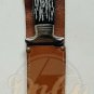 COLONIAL Straight Serrated Fixed Blade Leather Sheath Made USA Vintage