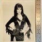 ELVIRA Early Black Costume B&W 8x10 Photo Framed Horror Vintage USA 14