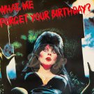 ELVIRA Dead Body Birthday Card Paper Moon Horror 1980s Vintage Canada 26