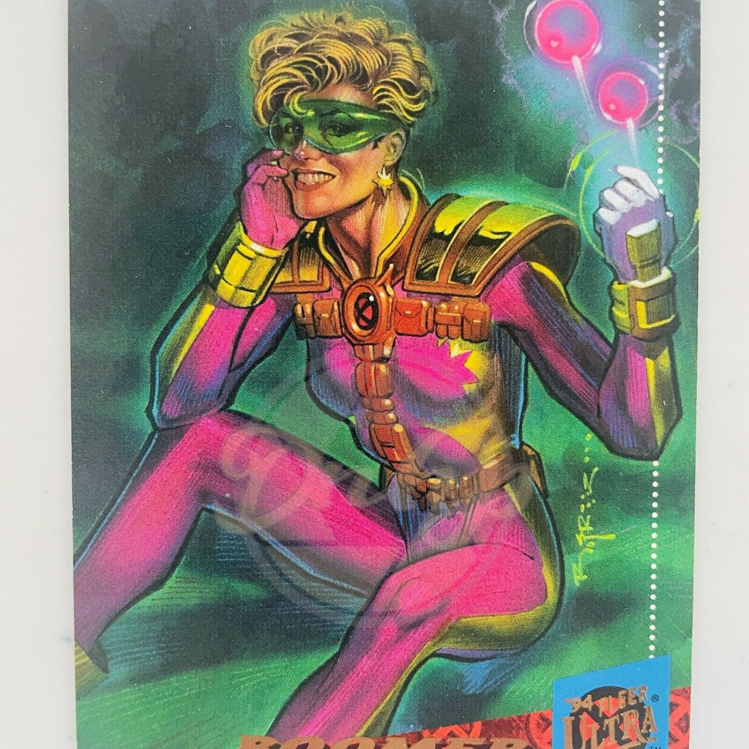 BOOMER Super Heroes 24 Marvel Comics Fleer Ultra Trading Card USA 1994