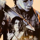 HALLOWEEN Michael Myers Laurie Strode 24x36 Giclee Vance Kelly HCGArt EX 2018