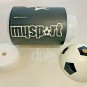 MySport Soccer Themed Plastic Drink Container With Koozie Made In USA NEW Vtg
