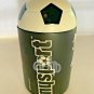 MySport Soccer Themed Plastic Drink Container With Koozie Made In USA NEW Vtg