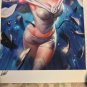 EMMA FROST X-Men Ian MacDonald 18x24 Sideshow Exclusive Signed Giclee Print
