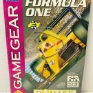 Sega Game Gear FORMULA ONE Domark Instruction Manual 1993 Made Japan