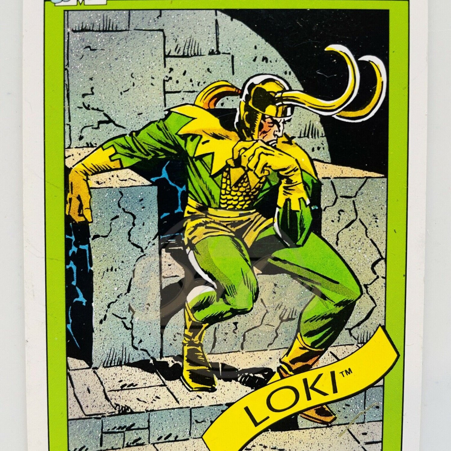 LOKI Super Villains 54 Marvel Comics Impel Trading Card USA 1990