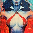 VAMPIRELLA Judge Evil Artgerm Stanley Lau 18x24 Giclee Print Hand Signed