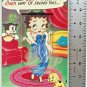 BETTY BOOP Birthday Slide Card 1980s Printed USA Vintage SPK56