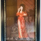 ELVIRA Red Glitter Dress Candid On Stage 5x7 Photo Framed Horror Vintage USA 02