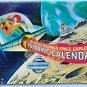 MCDONALDS COLORING Space Explorer 12 Month Calendar NOS Vintage 1983