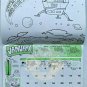 MCDONALDS COLORING Space Explorer 12 Month Calendar NOS Vintage 1983