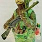 BEARS Anthropomorphic Fishing Hiking Hunting LOT (5) Wood Carved Ornaments