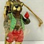 BEARS Anthropomorphic Fishing Hiking Hunting LOT (5) Wood Carved Ornaments
