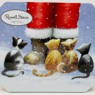 KITTENS Santa Treats Tin Russell Stover For Candy Peanuts 2020