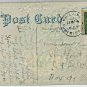 VALENTINE CUPID Embossed Postcard Postmarked 1 Cent Stamp Made Germany Vintage