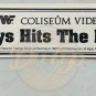 BRET HIT MAN HART WWF Bookmark Always Hits The Mark Coliseum Video 1993 USA