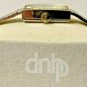 GRUEN 10K White Gold Plated Bezel Band Bracelet 11mm Vintage Manual Wind