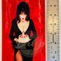 ELVIRA Blow The Candle Birthday Card Paper Moon Horror 1980s Vintage Canada 08
