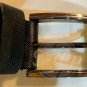 STACY ADAMS Formal Zig Zag Line Pattern Black Belt Mens 34 Waist With Box