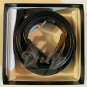 STACY ADAMS Formal Zig Zag Line Pattern Black Belt Mens 34 Waist With Box