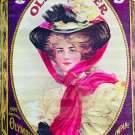 OLYMPIA BEER Greetings Lady 29x22 Poster 1970s Made USA NOS Vintage
