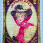 OLYMPIA BEER Greetings Lady 29x22 Poster 1970s Made USA NOS Vintage