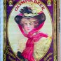 OLYMPIA BEER Greetings Lady 29x22 Poster 1970s Made USA NOS Vintage