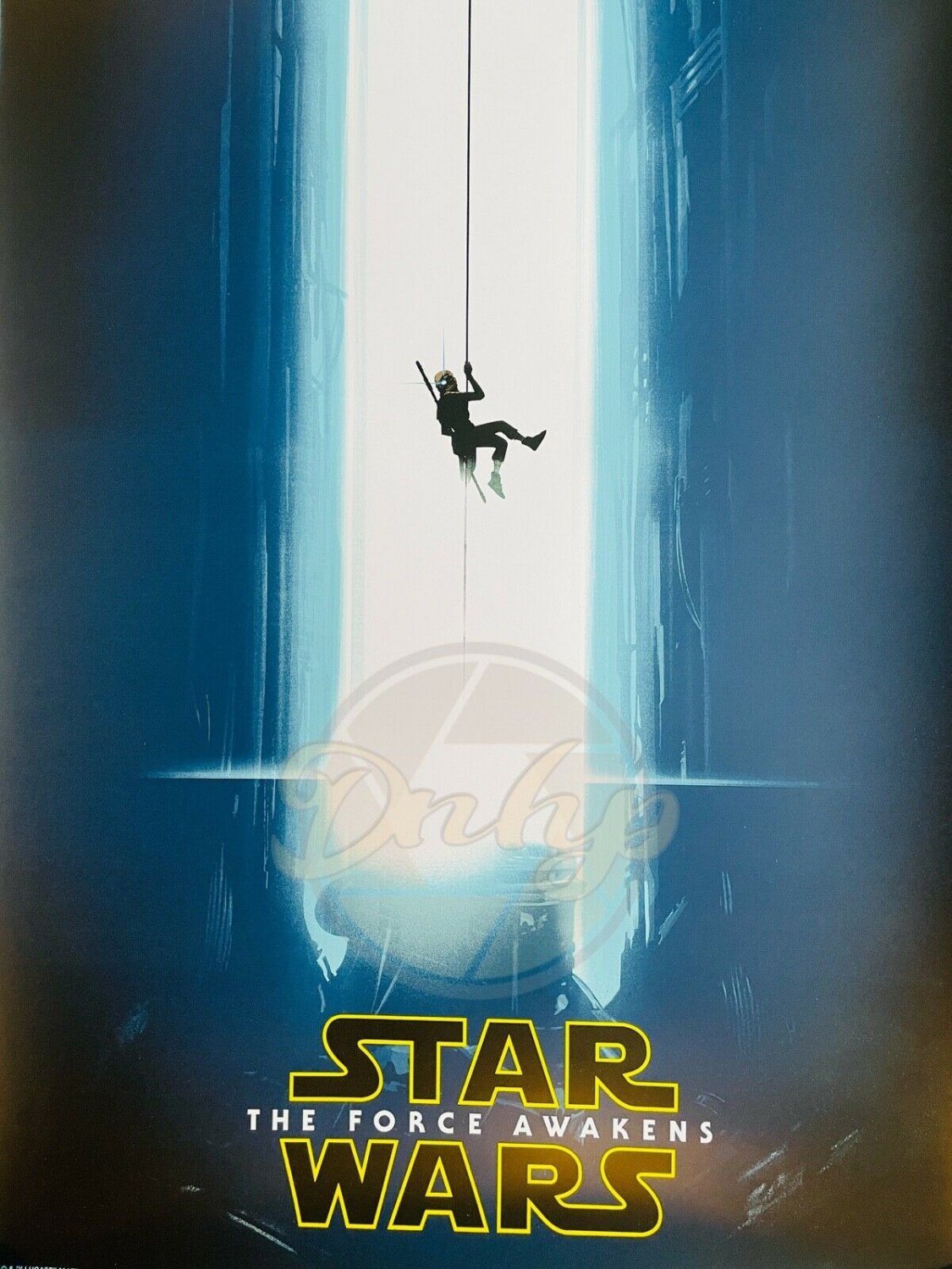 SCAVENGER REY Force Awakens Star Wars Lee Garbett 24x36 Print Bottleneck EX