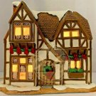 LEFTON The Hampshire House 07336 Ceramic Christmas Hand Painted 1989