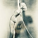 MARILYN MONROE 8x10 B&W Photo Swimsuit And Rope 1950s Vintage