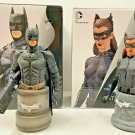 BATMAN CATWOMAN Christian Bale Anne Hathaway DKR DC Collectibles 6 Inch Busts