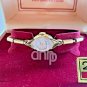 ELGIN Ladies NOS 10K GP Manual Wind Watch With Original Store Display Box 14MM