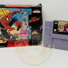 SPIDER-MAN XMEN Arcades Revenge SNES LJN Marvel Cartridge Box 1990s Vintage