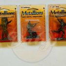 METALLIONS Geronimo Red Cloud Lone Wolf Eagle Hubley All Metal Lot (5) USA NIB