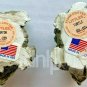 Stone Critter Littles (2) Turtle SCL-024 And Alligator SCL-039 Vtg Made USA