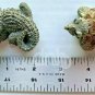 Stone Critter Littles (2) Turtle SCL-024 And Alligator SCL-039 Vtg Made USA