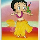 BETTY BOOP Happy Birthday Hula Girl Card 1980s Piece Of Rainbow Canada SPK14