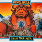 SCHLITZ King Bull 18x24 Poster Malt Liquor 1980s Made USA 1 Of 5 Vintage