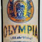 OLYMPIA BEER CAN Cardboard Store Sign Made USA NOS Vintage