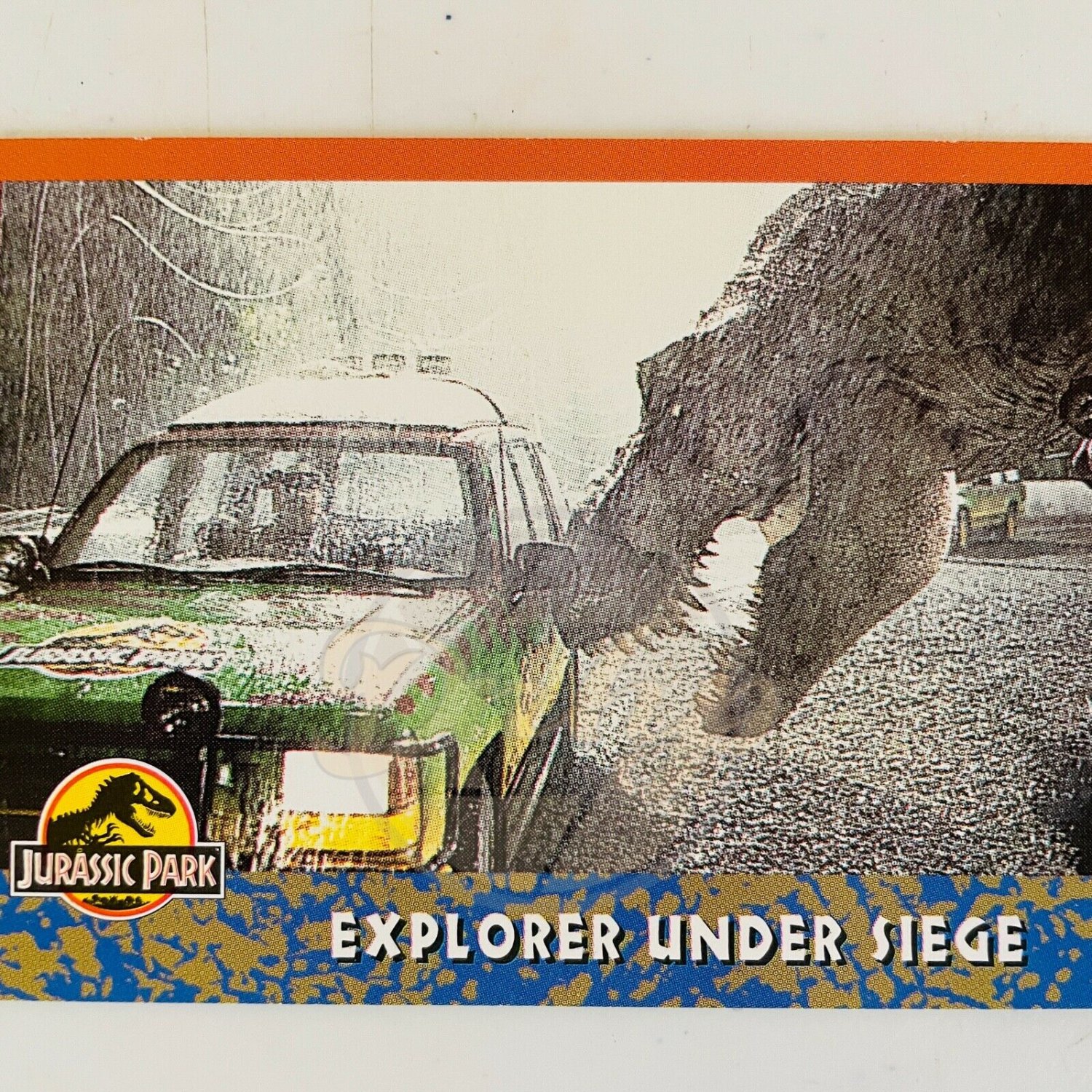 JURASSIC PARK Explorer Under Siege 36 Topps Trading Card USA 1993
