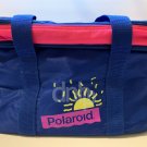 POLAROID Car Cooler Bag 10x14 Inches Blue/Pink 1990 Vintage