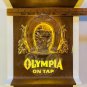 OLYMPIA BEER ON TAP Light Up Sign Metal Plastic Vintage 1970s 80s Made USA