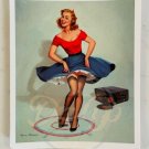 PIN UP GIRLS Compass Records Sticker (1) Made USA