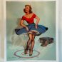 PIN UP GIRLS Compass Records Sticker (1) Made USA