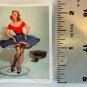 PIN UP GIRLS Compass Records Sticker (1) Made USA