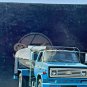 CHEVROLET MED DUTY TRUCKS 18x32 Dealership Sign Cardboard 1970s USA Vintage