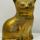 CAT Brass Ornamental Statue Bon Marche 1980s Vintage