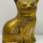 CAT Brass Ornamental Statue Bon Marche 1980s Vintage