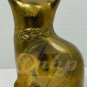 CAT Brass Ornamental Statue Bon Marche 1980s Vintage